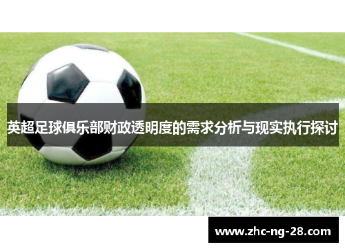 英超足球俱乐部财政透明度的需求分析与现实执行探讨 英超足球俱乐部财政透明度的需求分析与现实执行探讨